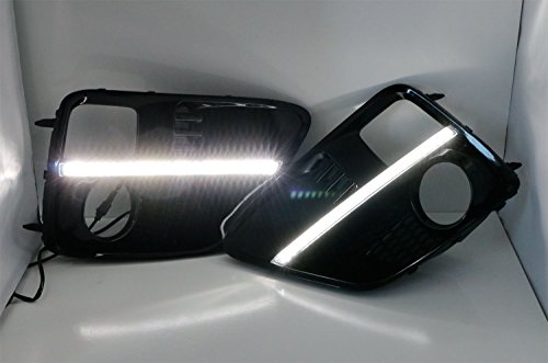 Luces LED diurnas Xenon blancas para Subaru WRX/STi 2015-17 miniatura 2