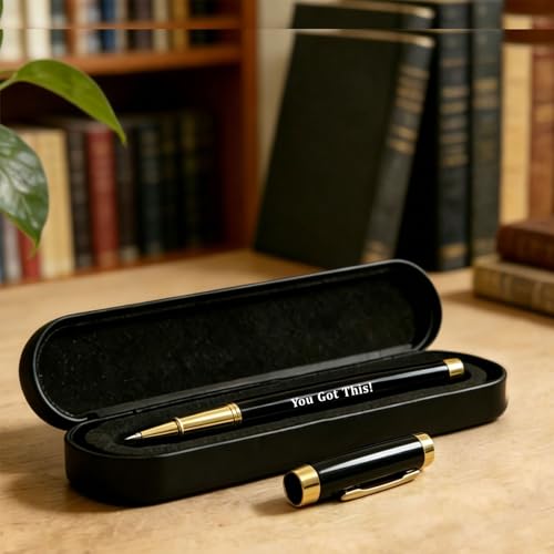Set de regalo con bolígrafo de gel BAZLJY 1 Year Sobriety miniatura 4