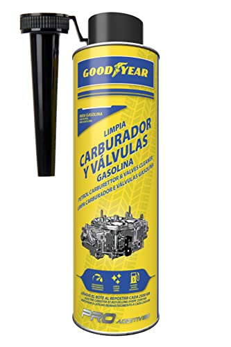 Goodyear Limpia Carburador y Válvulas Gasolina Goodyear Pro Additives. Aditivo de Combustible Gasol