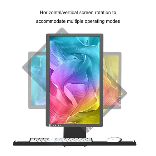 Support mural pour moniteur et clavier de bureau assis-debout