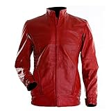 Ryan Gosling Red Biker Leather Jacket | Place Beyond The Pine Luke Galton Motorcycle Jacket