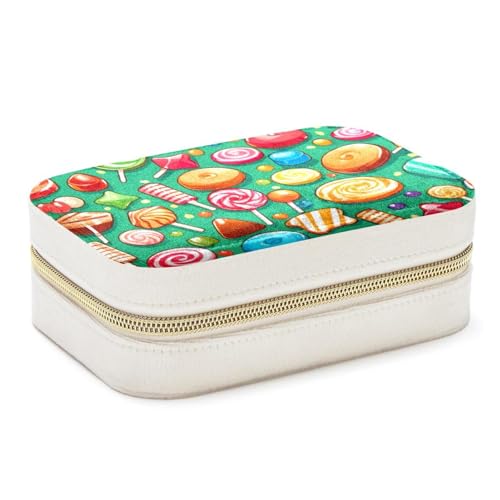 Boîte à bijoux portable compartimentée, étui rangement bijoux voyage - 2