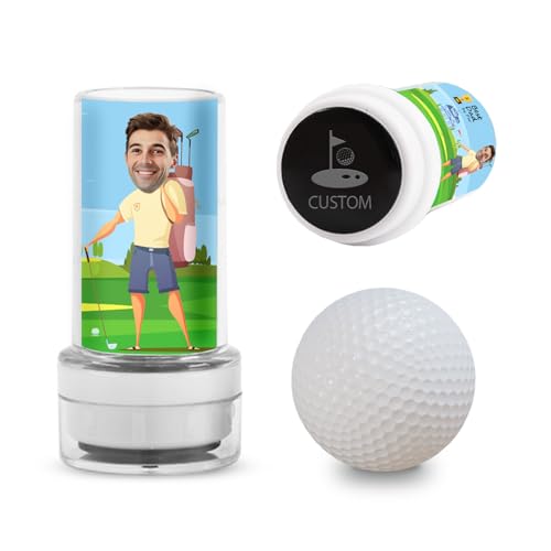 Macchiole Custom Golf Ball Stamps Personalized Self-Ink Long Lasting Golf Ball Markers Customizable...