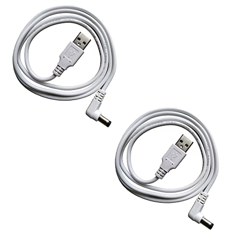 DZYDZR 2 1m 5V USB to DC 5V j5.5 x 2.1mm L^CvWbN A_v^P[u dP[u DCR[hi5V USBj/DCjj