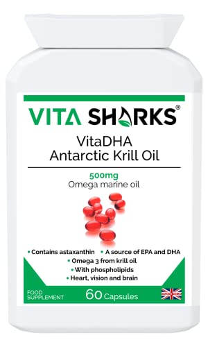 Aceite de krill antártico VitaDHA. Potente fuente de EPA y DHA que apoya la función cerebral Cover