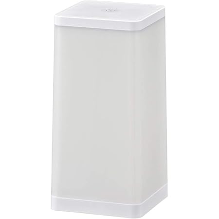 オーム電機 LEDタッチライト 調光式 電球色 TT-Y32T-WL white (約)幅100×高さ205×奥行100mm