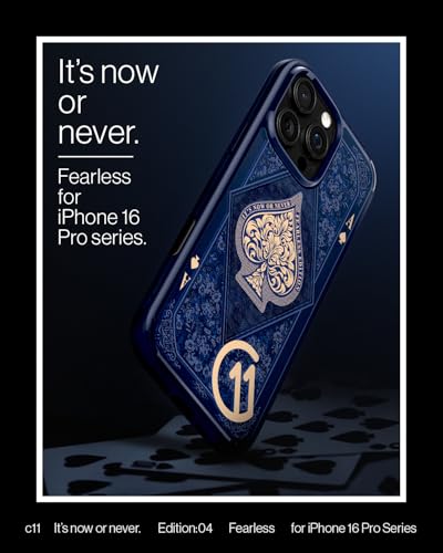 Image of Spigen Ultra Hybrid T MagFit Back Cover Case for iPhone 16 Pro, c11 Collection, MagSafe Compatible, Camera Control Covered, 3D Effect with Hexa-Layer Print - PC+TPU | Fearless