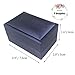 DesignSter Blue Bearer Ring Box – Premium PU Leather Double Ring Box for Wedding Engagement Ceremony Gift Box