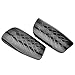 HERCHR Soccer Shin Guards, 5 Colors 1 Pair Adult Football Sports Shinguards Soccer Ball Shin Guards Legs Protector Calf Protective Gear(Black)