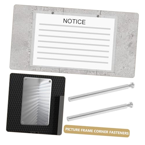 Image of TEHAUX 20-Pack Photo Frame Screw Set *6 * 80mm Wall Mount Hardware for Picture Frames Glass Screws Fasteners for Hanging Pictures