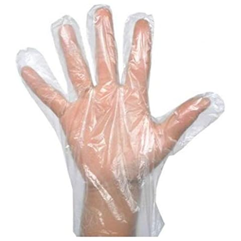 Plastic Food Safe Disposable Gloves Pack of 150 Cover