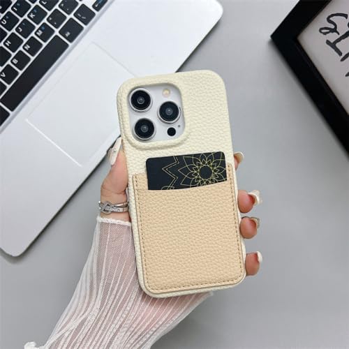 Étui de téléphone antichoc pour iPhone 13 couverture support portefeuille double couleur