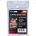 10 (Ten) Pack Lot of 100 Soft Sleeves / Penny Sleeve for Baseball Cards & Other Sports Cards (Packaging May Vary)