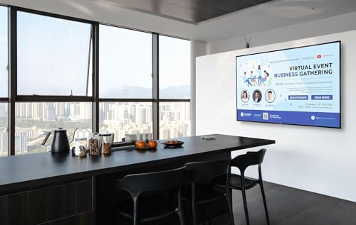 Image of Promethean ActivPanel D-Series 75 inch 4K UHD Commercial Digital Signage Display, Business Smart Display for Conference Rooms, Offices, Retail & Education - Includes 1-Year Radix License