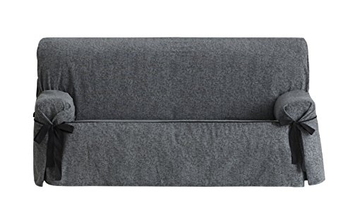 Eysa Dream - Funda de Sofa de Lazos, 3 plazas, Color Gris