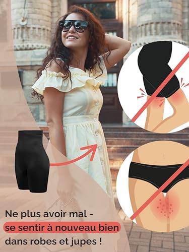 TONEST Culotte Sculptante Femme - Gainante Taille Haute - Ventre Plat - Fortement Amincissant - Minceur Shapewear - Shapewear Pantalon de Compression - sous-vêtement - 1300-SS (40, Noir) – vue 3