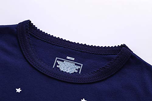 Image of Koian Little Girls' Short Pajamas Sets Toddler PJS Cotton Kids Sleepwears