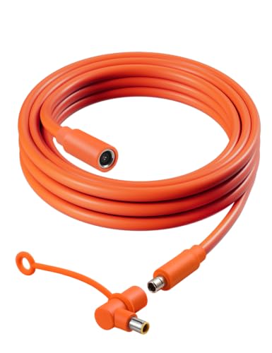 Tonton DC8020 Extension Cable 16.5FT (5M) with DC8020 to DC7909 Adapter, 14AWG Solar Panel Cord Compatible with Jackery Explorer 300,1000 v2,2000 v2/Plus/Pro Portable Power Station, SolarSaga 100/200w