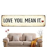 Decoración de pared de amor, rústica, romántica, amor real, para pared, San Valentín, decoración de interiores, para casa, oficina, apartamento, entrada, puerta, boda, San Valentín, boda, San Valentín