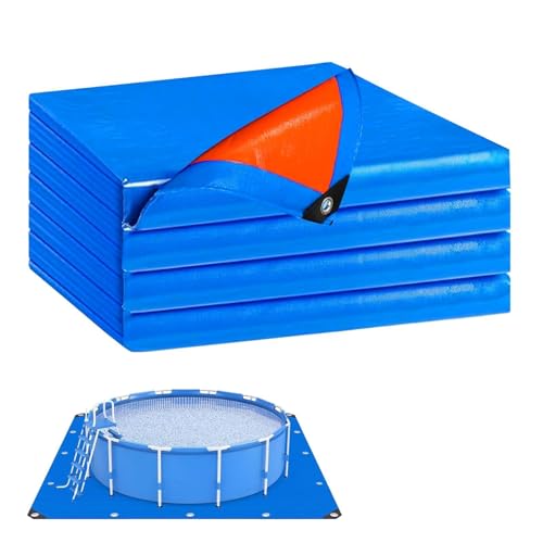 Tapis protection sol piscine imperméable et réversible haute densité