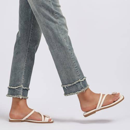Stratuxx Kaze Women's Toe Ring Flat Sandals Open Toe Loop Dressy Thong - image 7