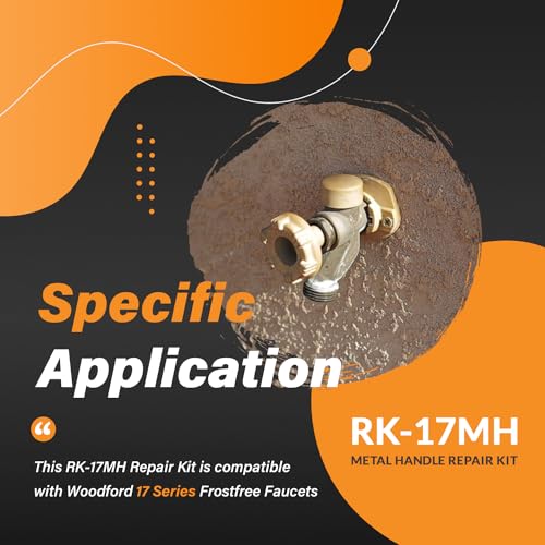 image for usvehj Replace for RK-17MH Repair Kit Wall Hydrant Metal Handle Repair