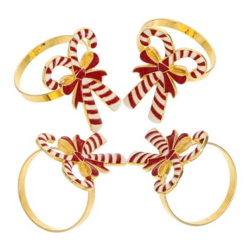 Servilleteros Navideños de Aleación para Anillos de Servilletas 2