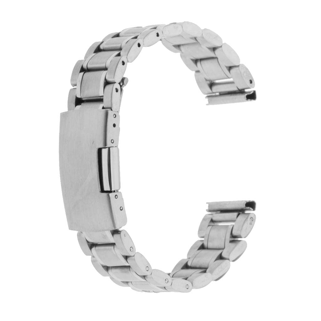 CALANDIS® 18mm Luxury Stainless Steel Clasp Wrist Watch Band Strap 3Styles Silver | 1Piece Wristwatch Band (B09ZTYZXGW) Amazon Price History, Amazon Price Tracker
