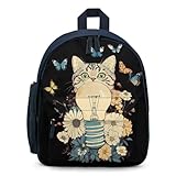 Material: This backpack is made of polyester. It's resistant to tearing and ripping during daily use. It maintains its shape and shape despite frequent use and washing, ensuring a long-lasting user experience.The backpack's dimensions are: 9.4 x 5.9 ...