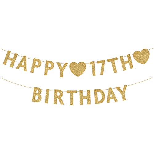 Bannière 17 ans pour célébrer un anniversaire inoubliable en famille