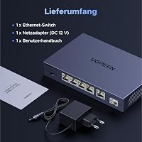 UGREEN 2.5G LAN Switch mit 5X 2.5G Ports+1X10G SFP+ (6 Port) – Ansicht 7