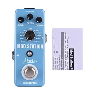 Compact Dimensions & Professional Specs--- Measuring just 3.7 x 1.5 x 2 inches and weighing only 7 ounces, this sleek blue effects pedal packs serious studio-grade performance. With 32-bit floating-point processing, 44.1kHz/24bit sampling, and true b...