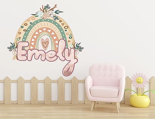 Vinilo decorativo personalizado arco iris bohemio miniatura 3