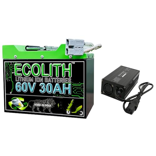Image of 60v 30ah Rechargeable Lithium ion Battery Included with Fast-Charger for 60v 30,000mah Battery for 80-90kms Range Electric Vehicles,e-Bikes,tricycles, etc