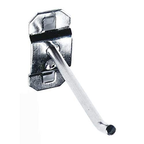 Single Rod Pegboard Hook, 3 in. L, Ss, Pk3 Industrial