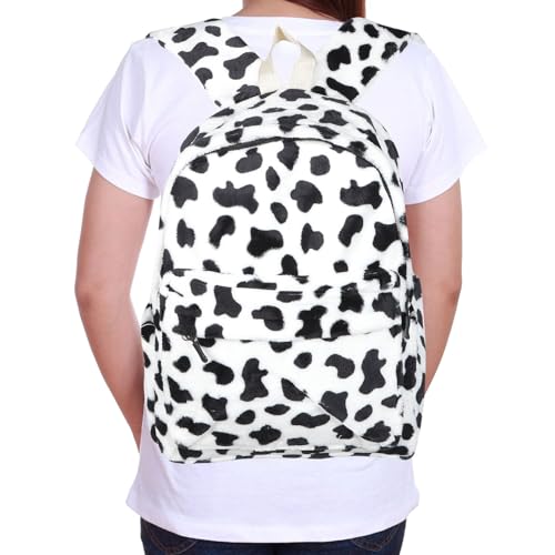 Mochila escolar de vaca cómoda para primaria y uso diario 7