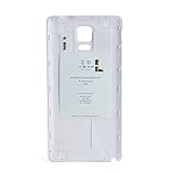 Ohpa Wireless Charger Receiver Battery Back Cover Case For SamSung Galaxy Note 4 SM-N910 (White)
