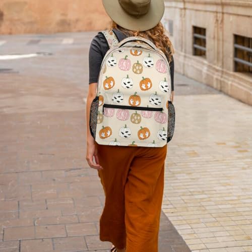Mochila para libros de Halloween escolar espaciosa para estudiantes 6
