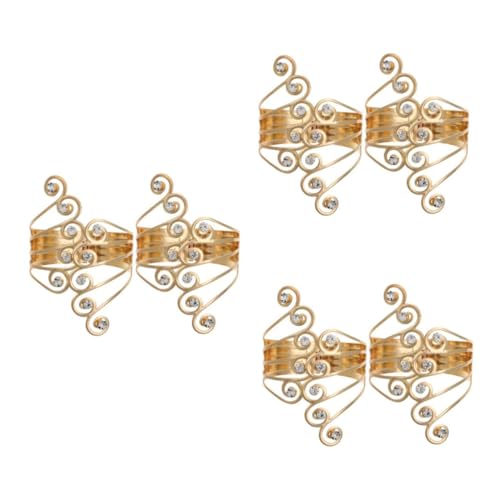 Alipis 3 Juegos Corbata De Cortina Gancho para Amarrar Cortinas Ganchos De Cortina para Retenciones De Cortinas Clip para Sujetar Cortinas Alzapaños De Cortina Golden Metal 2 Piezas * 3
