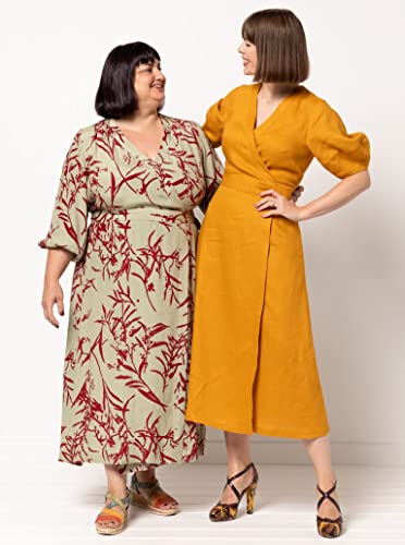 Style Arc Sewing Pattern - Millicent Wrap Dress (Sizes 10-22) - Image 2
