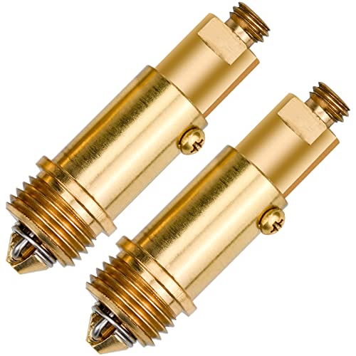 NERISSA 2 Pcs Sink Basin Bath Pop Up Click Clack Slotted Plug Bolt Assembly Internal Spring Brass Plug Bolt for Most Bathroom Bathtub Sink Drain Stopper
