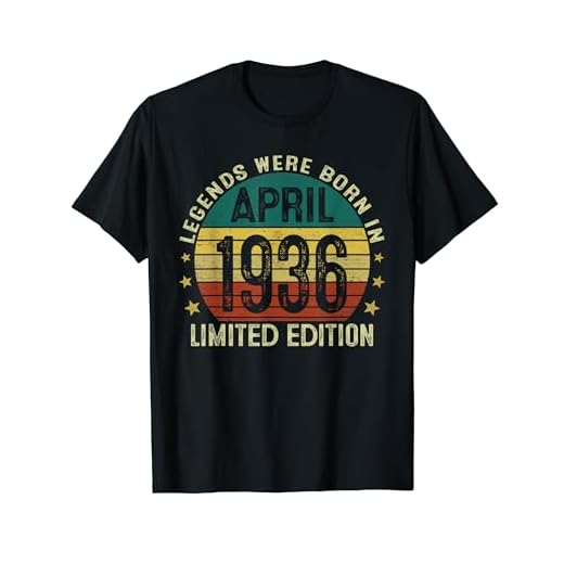 Regalo Hombre 88 Años Las Leyendas Nacen En Abril 1936 Camiseta