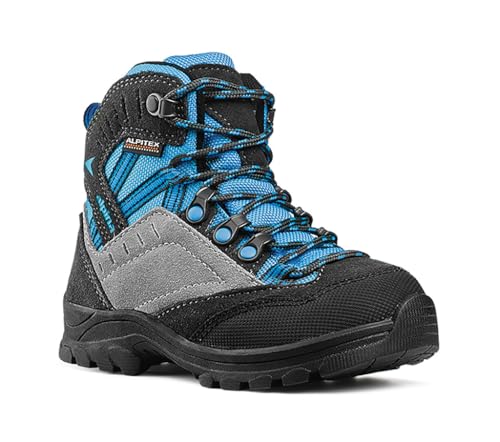 Alpina Kids Boots | Waterproof Hiking Shoes | Durable Full Leather | Lightweight Breathable | Slip Resistant