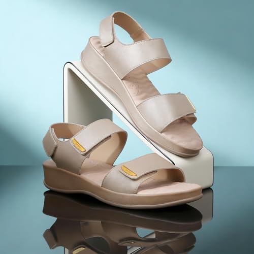 Image of DOCTOR EXTRA SOFT Women's Comfort Sandals with Memory Foam Cushion & TPR Outsole|Stylish & Lightweight Casual & Non-Slip Diabetic | Orthopedic Flip Flops /Slippers Adjustable Strap Ladies & Girls D-619