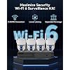 Wireless Security Camera System Outdoor: Dual Lens 6MP 10X Hybrid Zoom Auto-Track PTZ 4PCS 4K 10CH DVR with 1TB HDD for Home Security