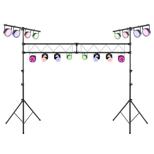 15 Best Portable Lighting Truss Systems for Easy Setup and Stunning Effects 15 Goplus DJ Light Stand, 14FT Lighting Truss System with 32