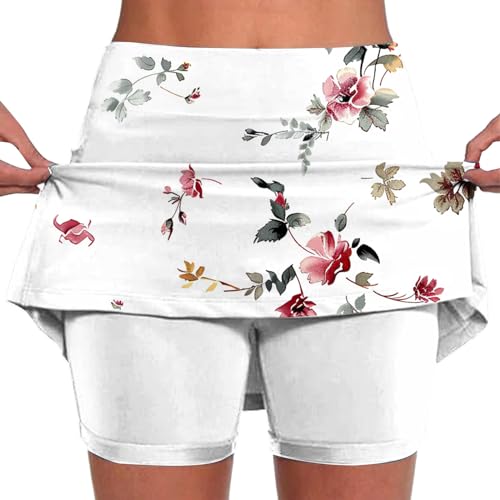 TANGNADE Womens Skorts Dressy Casual Summer Shorts Plus Size Athletic Skorts for Women Running Tennis Workout Outfits Multicolor 5XL Skort Dresses for Women 2025