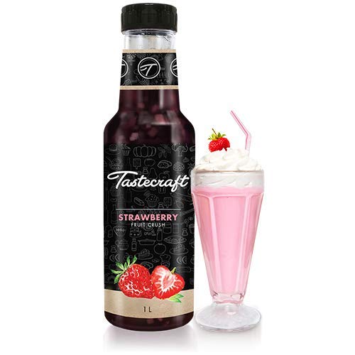 Tastecraft Premium Real Fruit Crush-1200ml (Strawberry)
