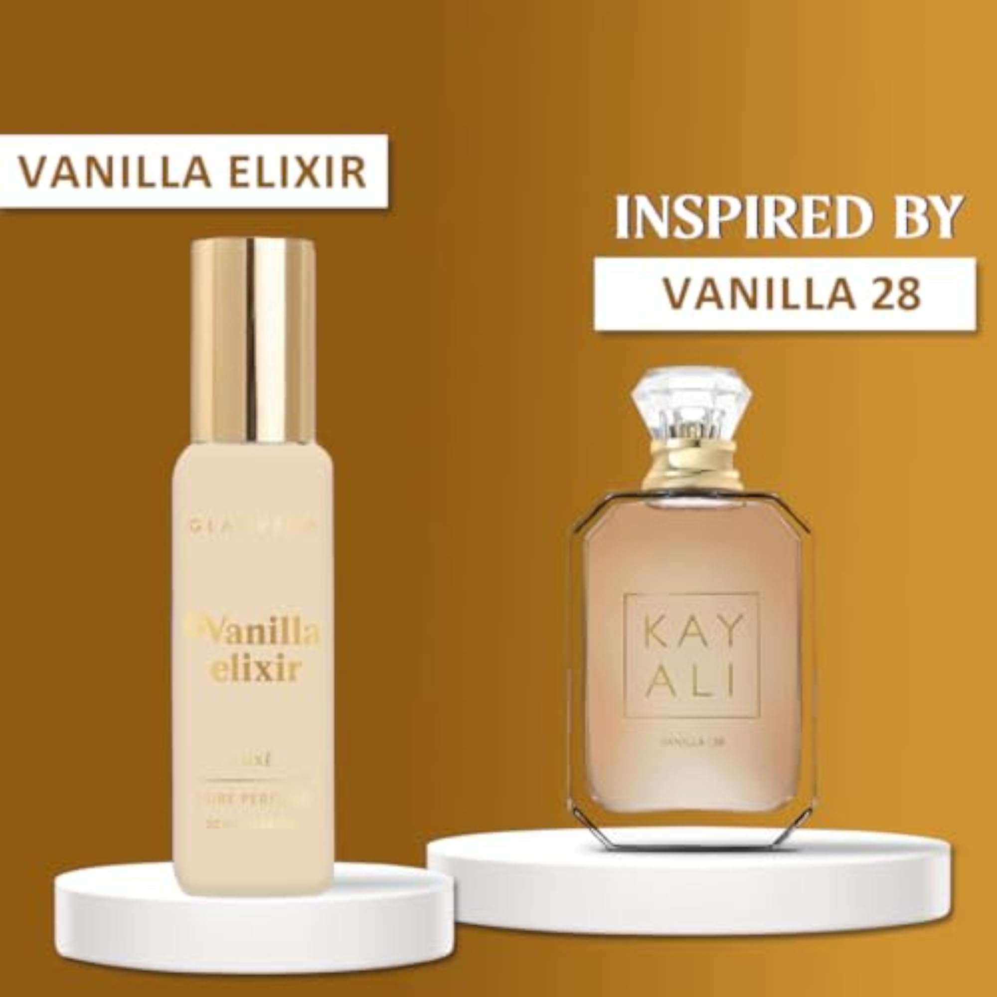 Women's Luxury Vanilla Elixir Pure Perfume, Long-Lasting Fragrance