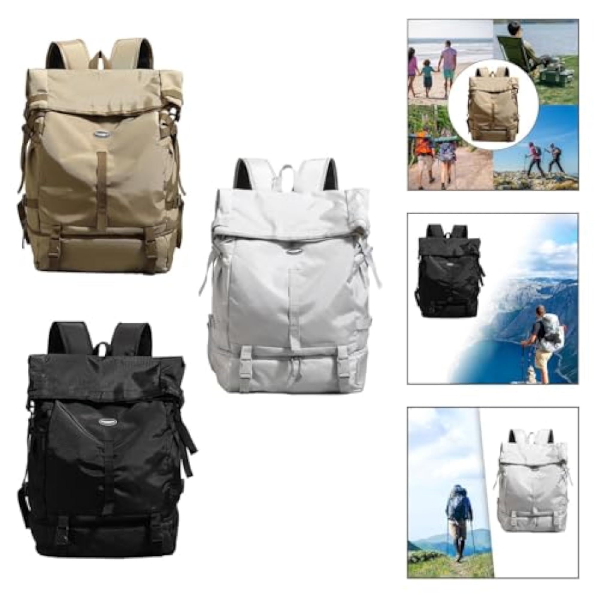 Travel Backpack with Shoe Compartment for Men and Women